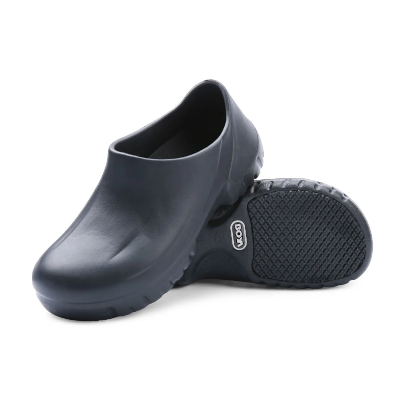 Zapatos de Chef antideslizantes para hombres y mujeres, sandalias de goma, zuecos, calzado para jardín, trabajo de cocina, restaurante, trabajo, cocinero, zapatos de enfermería