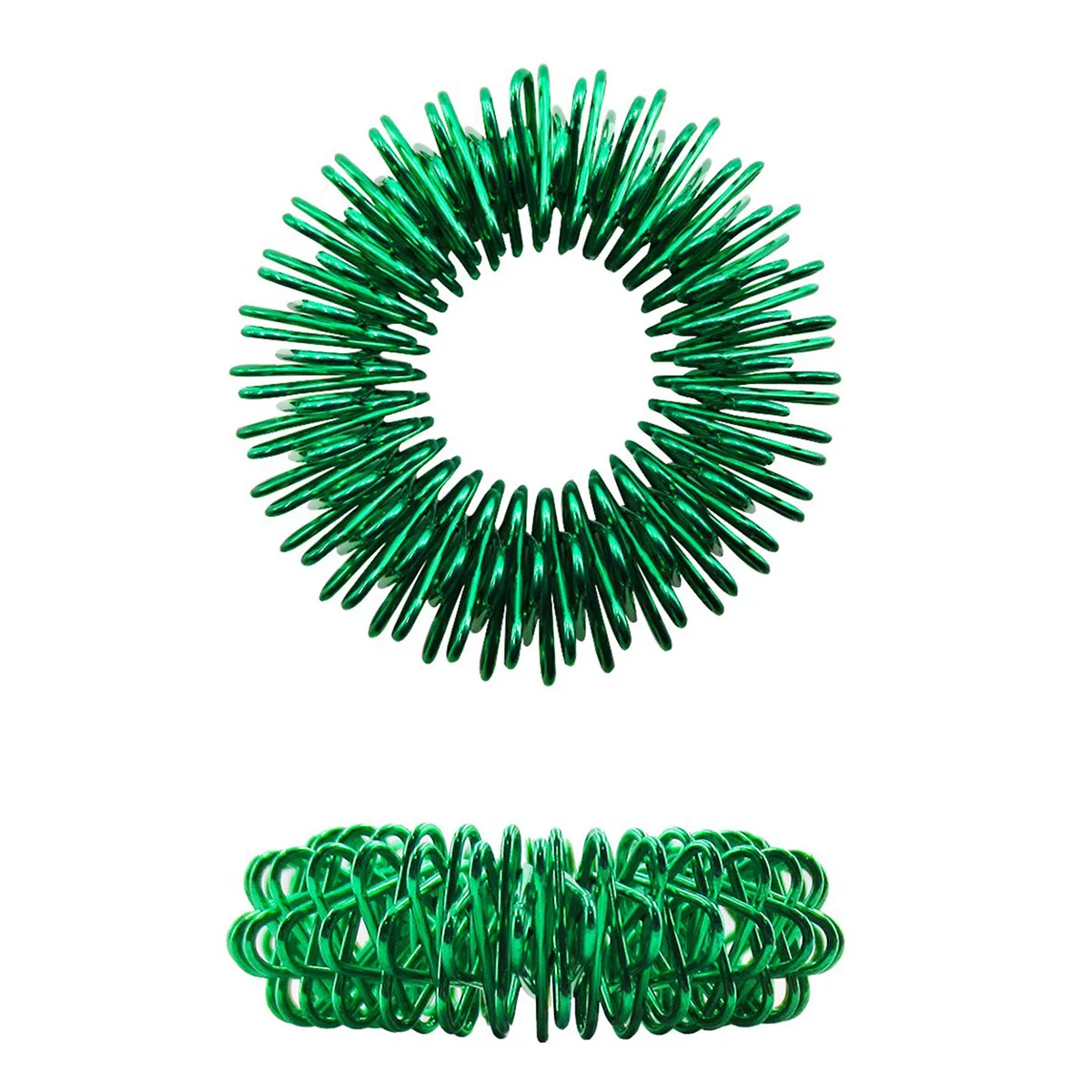 

15 шт., массажные кольца, точечный массаж, сенсорное снятие стресса, колючие пружинные кольца для детей и взрослых, добавьте колючее сенсорное кольцо