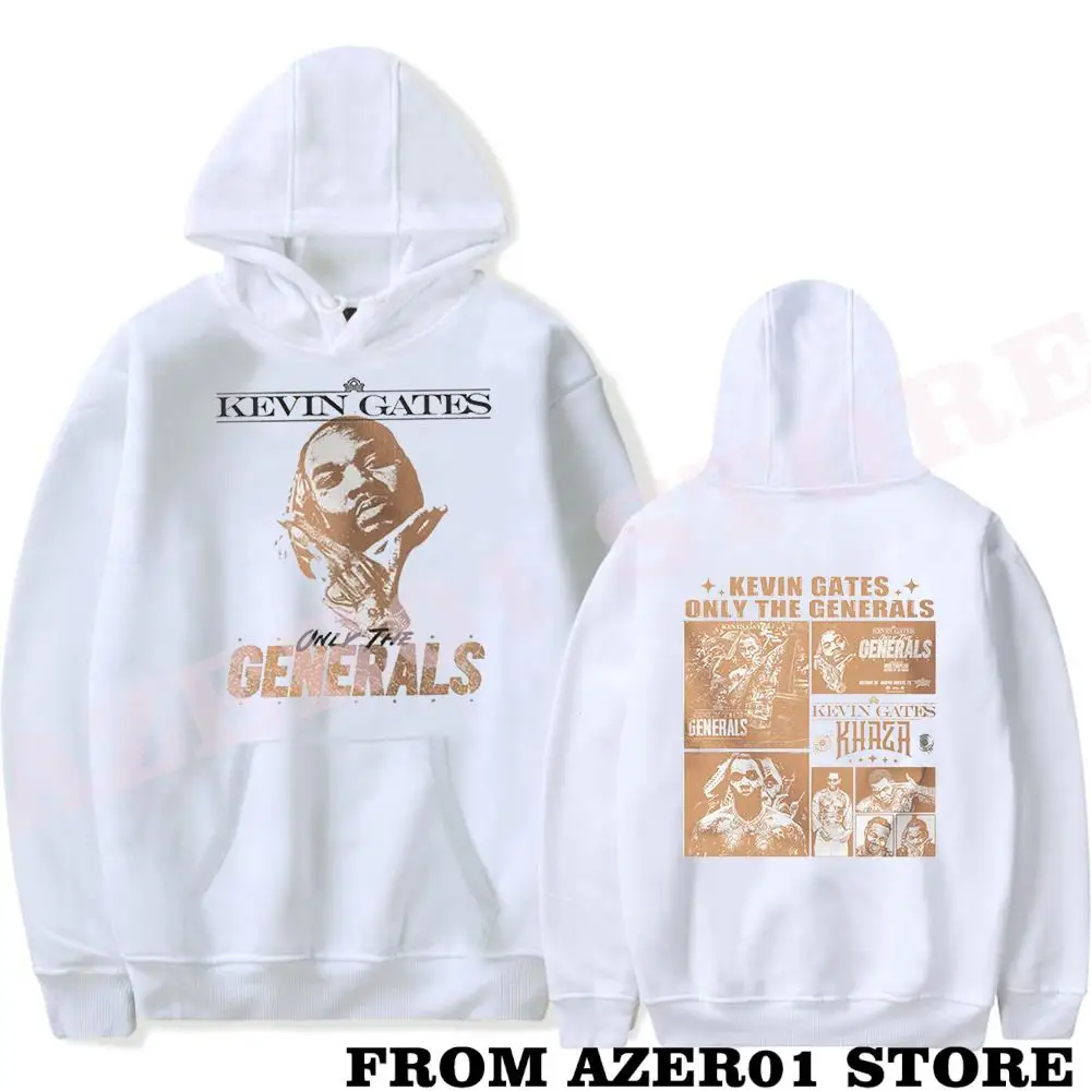 Kevin Gates Generals Tour Merch Hoodies Winter Men/Women Hooded Sweet Streetwear LongSleeve New Logo Sweatshirt