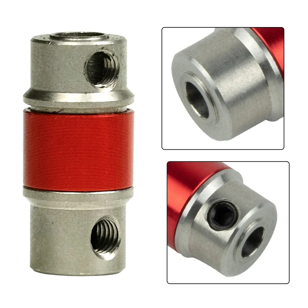 Elastic Coupling Joint 3.17 4mm 5mm To 4mm Coupler for RC Boat MONO Yacht Marine Stainless Steel Remote Control Toys Parts