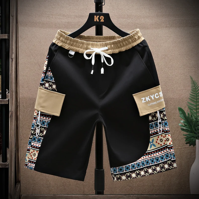 

Casual Loose Workwear orts Men's All-Match Summer New Sle Five-Quarter Pants Faionable Korean Brand Men's Outerwear