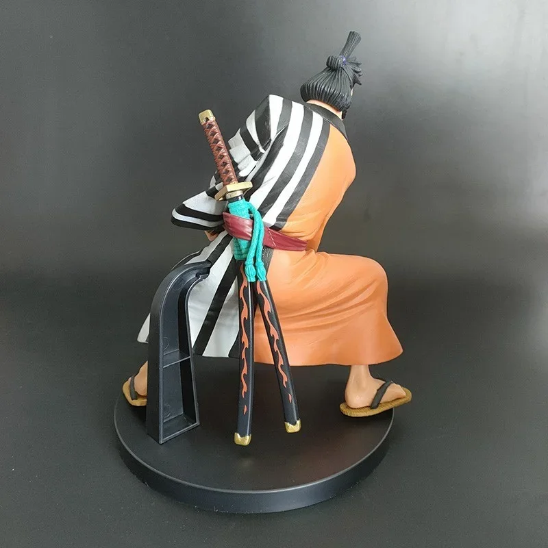 Bandai banpresto original brc figura de anime de uma peça kin'emon momento de batalha figura de ação modelo colecionável ornamentos