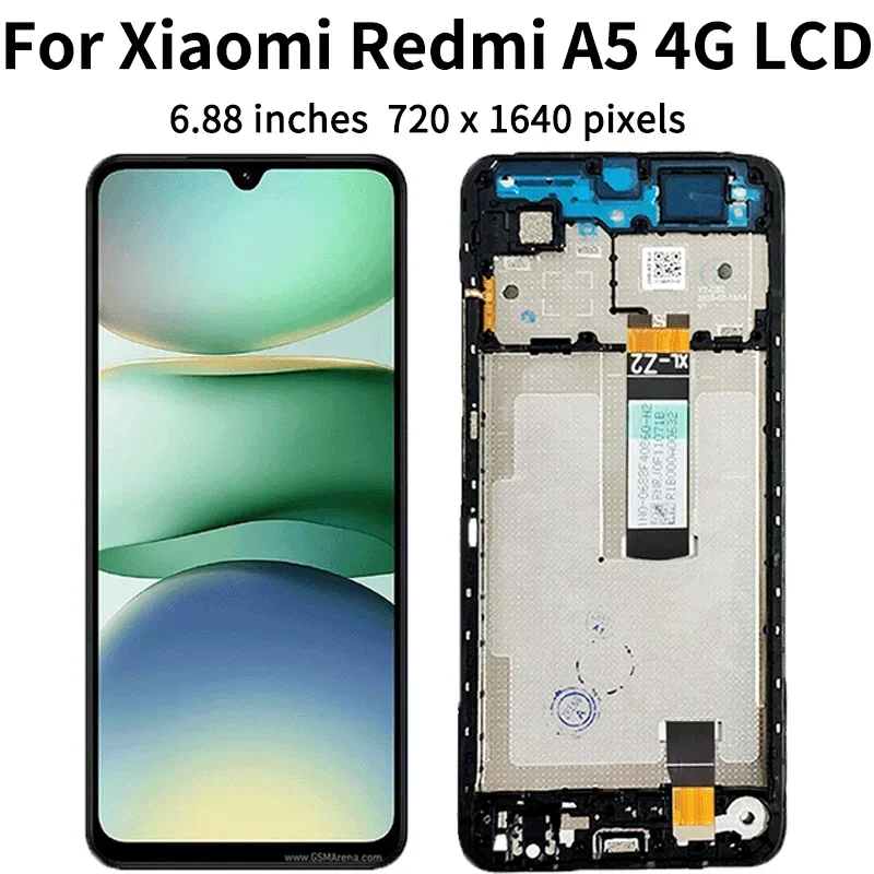 Wyświetlacz 6.88” do Xiaomi Redmi A5 25028PC03G, ekran dotykowy, digitizer, moduł LCD do Redmi A5 4G 25028RN03A — zdjęcie produktu 3