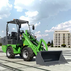 Europe Best Seller Electric Loader Factory Customized 12V High Power Motor New Energy Small 4WD Loader Price Wholesale For Sale