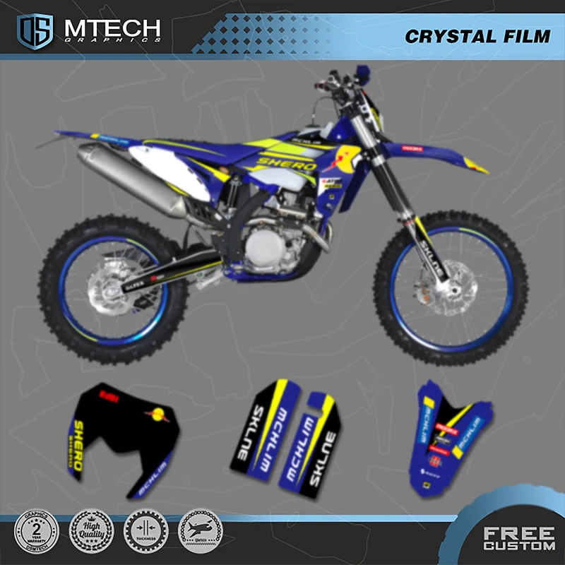 DSMTECH  Custom Team Graphics Decals Stickers Kits For Sherco 2012 2013 2014 2015 2016 SE SE250 300 008