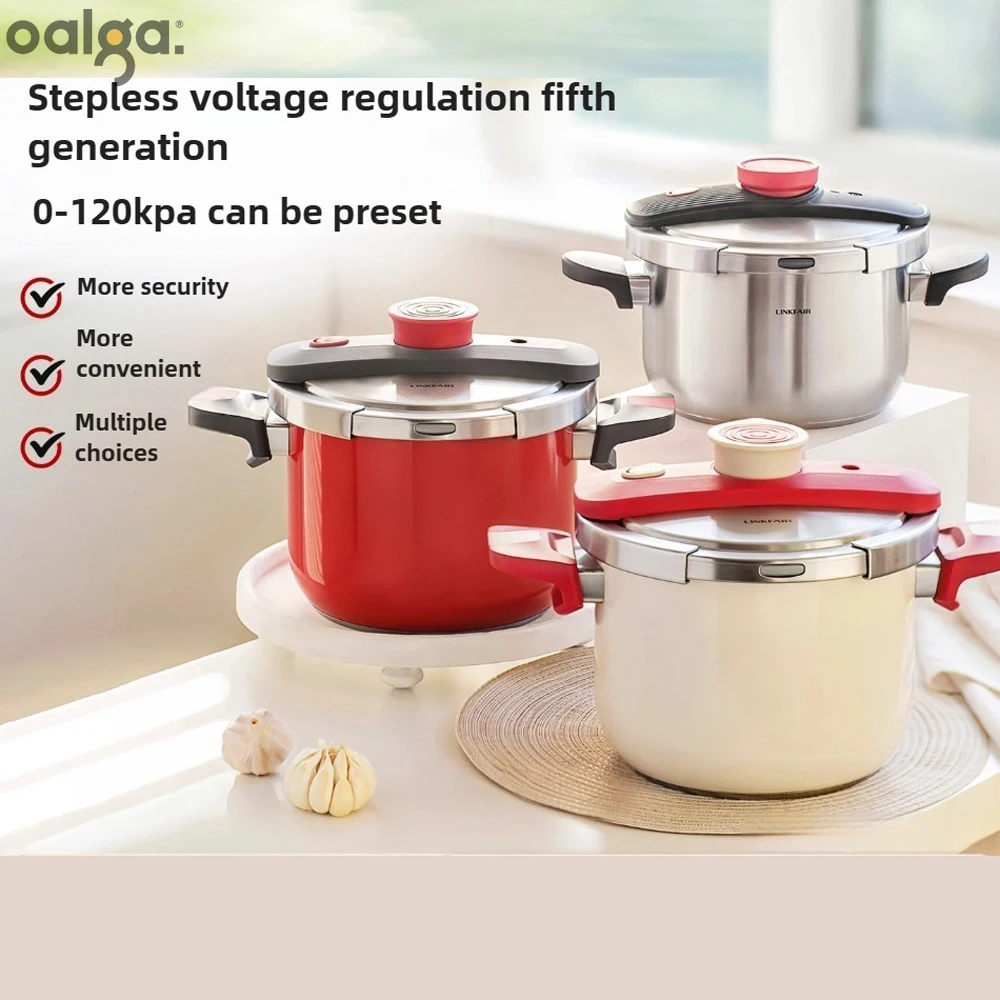 

Premium 304 Stainless Steel Pressure Cooker Official Flagship Store Safe for Gas Induction Cookware Autoclave Ninja Foodi 압력밥솥