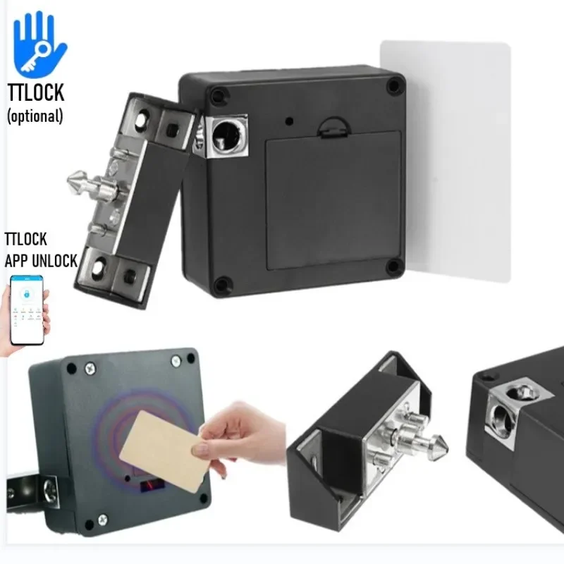 TTLOCK Drawer Door Lock Smart Electronic lock IC Card TTlock App NFC Unlock Keyless Cabinet Locker Furniture Wooden Door Lock