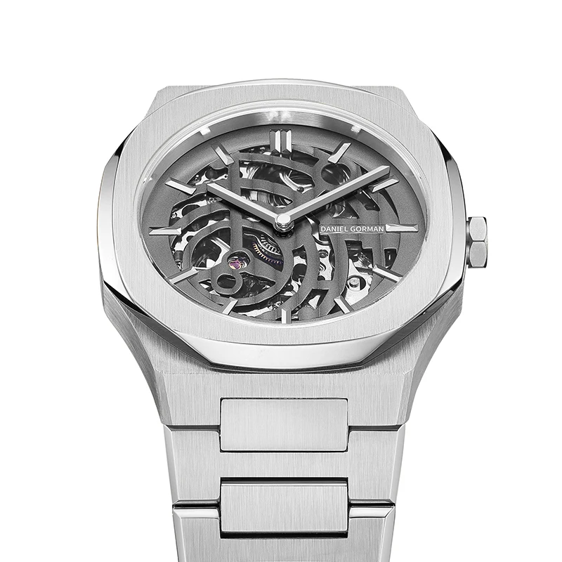 Custom Logo Luxury Men's Watch With Sapphire Double-side Crystal Mirror Waterproof Design Mechanical Watches