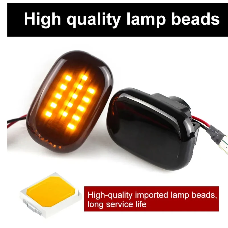 2 قطعة لتويوتا بريوس 1998-2003 Probox NCP5 2002-2009 لكزس RX 300 LED الجانب ماركر بدوره مصباح إشارة اكسسوارات السيارات