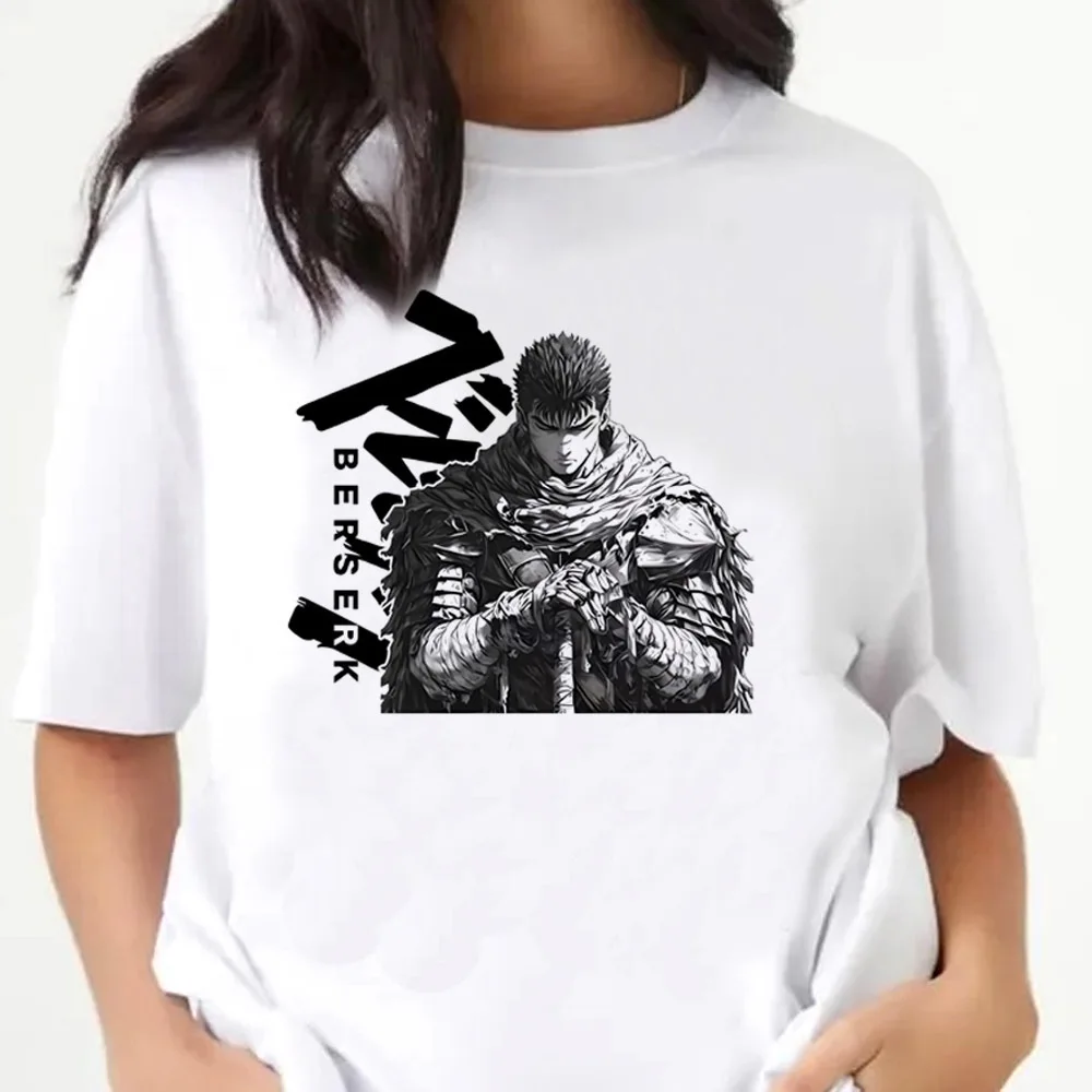 Berserk shirt women scene  meme funny 2000s Psychedelic top tees funny y2k alternative  graphic harajuku