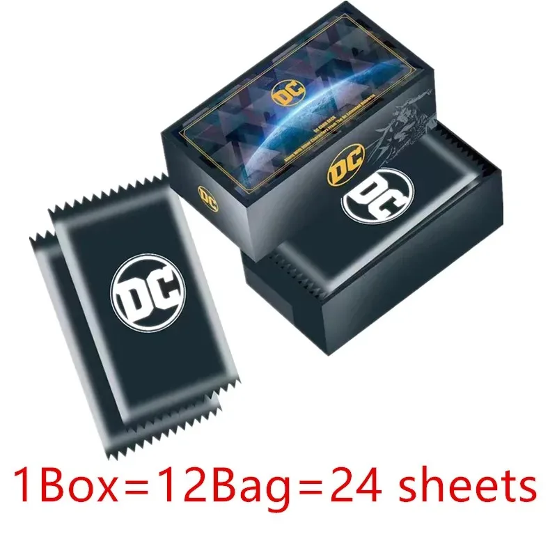 Serie de películas DC Liga de la justicia periférica Superman tarjetas raras S Marvel The Avengers Booster Box niños Navidad cumpleaños regalo juguete