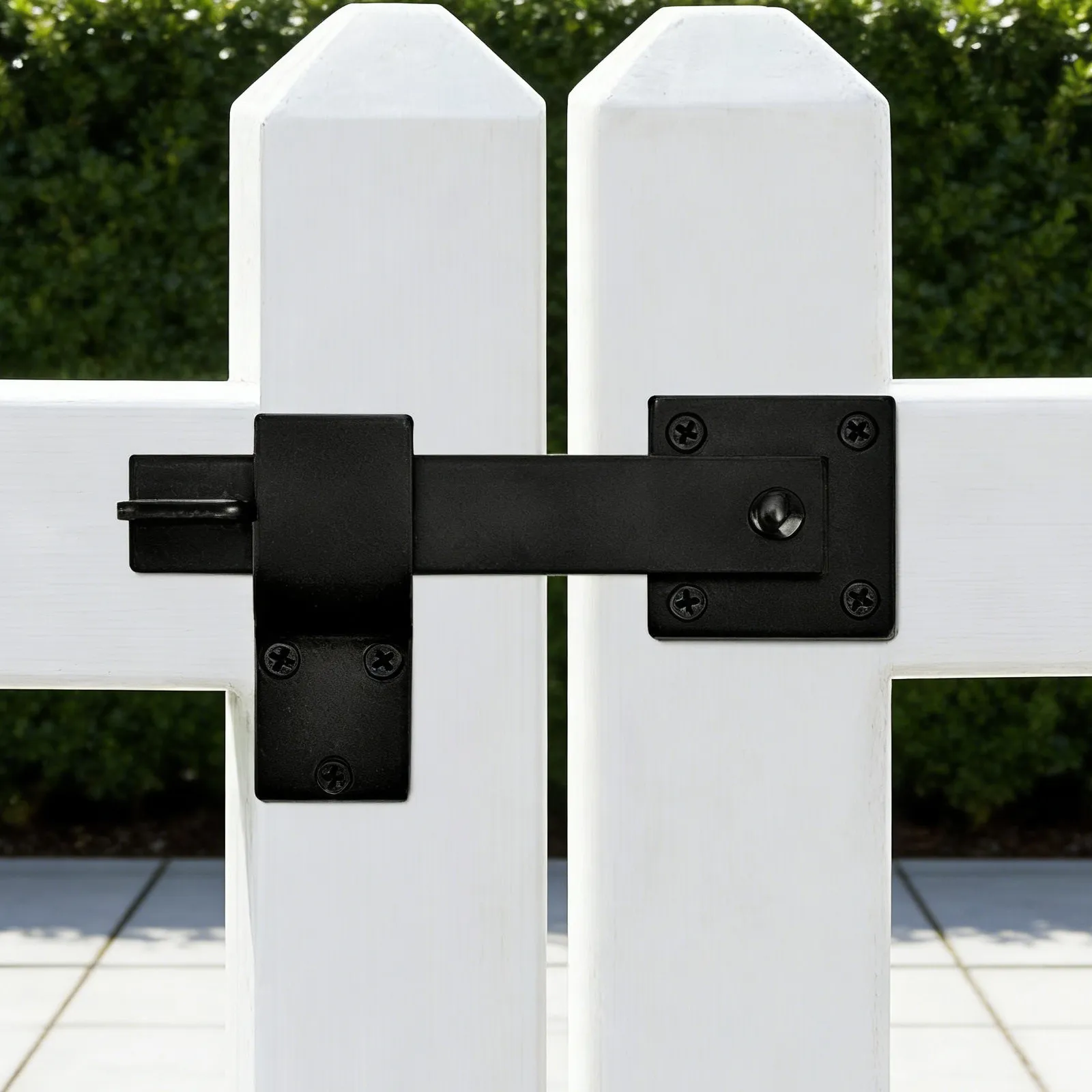 1Set Barn Door Latch Sturdy Iron Lock Hasp Sliding Screen Door Gate Lock Clasp Hardware Stainless Steel Bar Gate Latches
