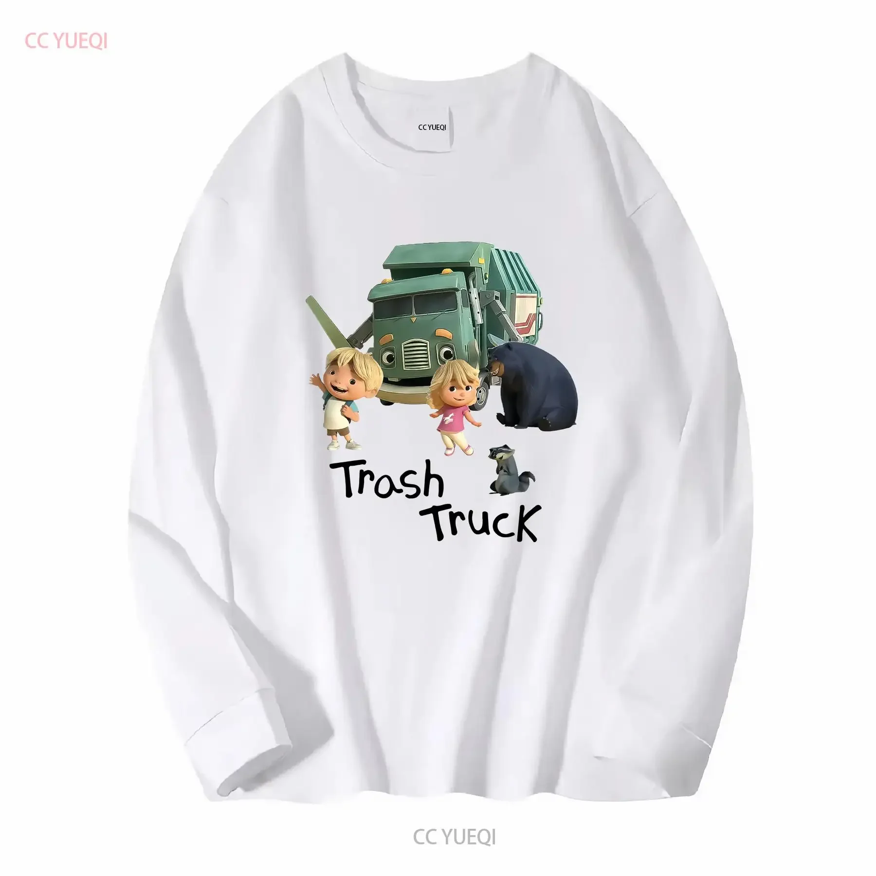 Trash Truck T Shirt s Birthday Boy Girl Hank For Kids Family Matching long or short sleeves vintage Washed streetwear Soft