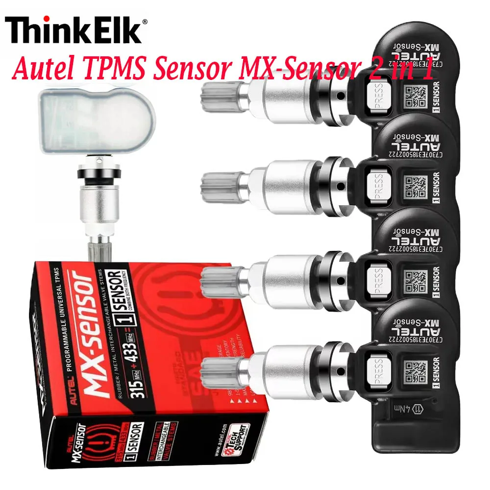 Autel MX-Sensors 2 in 1315MHZ & 433MHZ Maximum Signal Strength Wireless Programming Superior Battery Reliability Lower Sensor