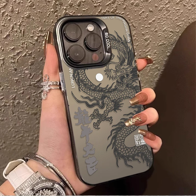 حافظة التنين الصينية Loong لهاتف Xiaomi Redmi Note 14 13 12 11 10 9 8 Pro Plus 14S 12S 11S 10S 9S Redmi 14C 14R 13C 12C 11A #2