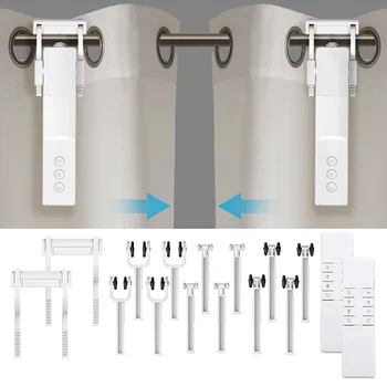 Zigbee Smart Curtain Robot funktioniert mit Tuya Homekit Alexa Google Home Control Vorhangmotortreiber für Roman I Typ U Typ Track