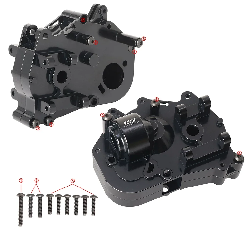 CNC Aluminum Rear Gearbox Housing For Tamiya 47330 The Bigwig 2017 Version 1/10 RC Off-Road Buggy Upgrade Parts