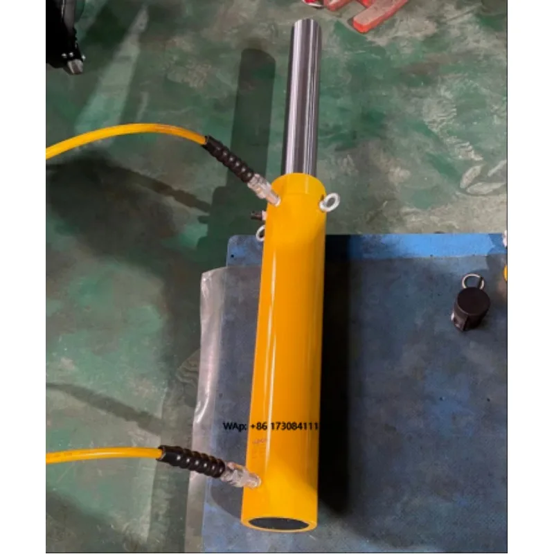 RR-5020, 50 Ton Double-acting Long Stroke Hydraulic Cylinder, 511mm Stroke Lift Jack, Press Machine Jack