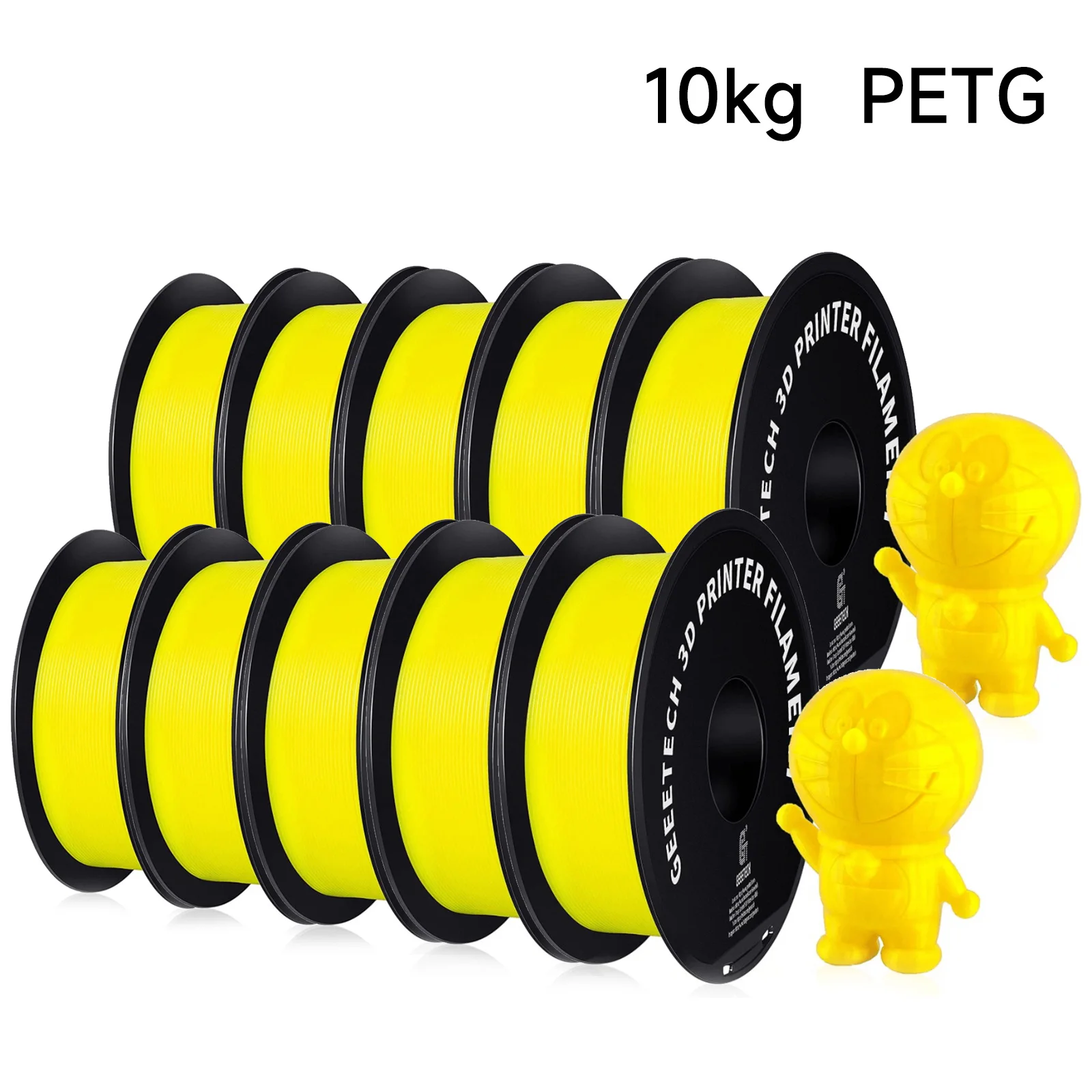Geeetech PETG 10kg 1,75 mm filament 3D-printdraad Vacuümverpakking Lokale magazijnen Kleurrijk plastic voor de meeste FDM 3D-printers