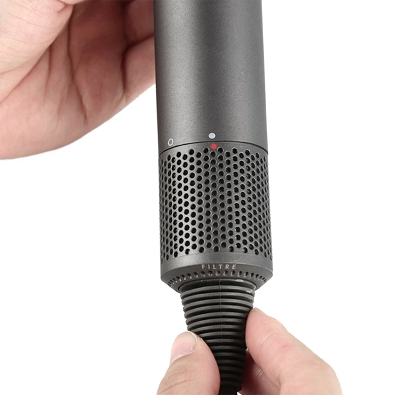 2X Cocok untuk Pengering Rambut Dyson HD01 HD03 HD08 Penutup Filter Luar Tahan Debu Aksesori Penyedot Debu Hitam