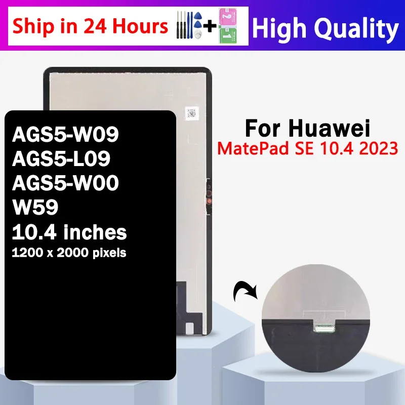 Tested LCD Display For Huawei MatePad SE 10.4 AGS5-W09 AGS5-L09 AGS5-W00 W59 Lcd Display Touch Screen Digitizer Assembly