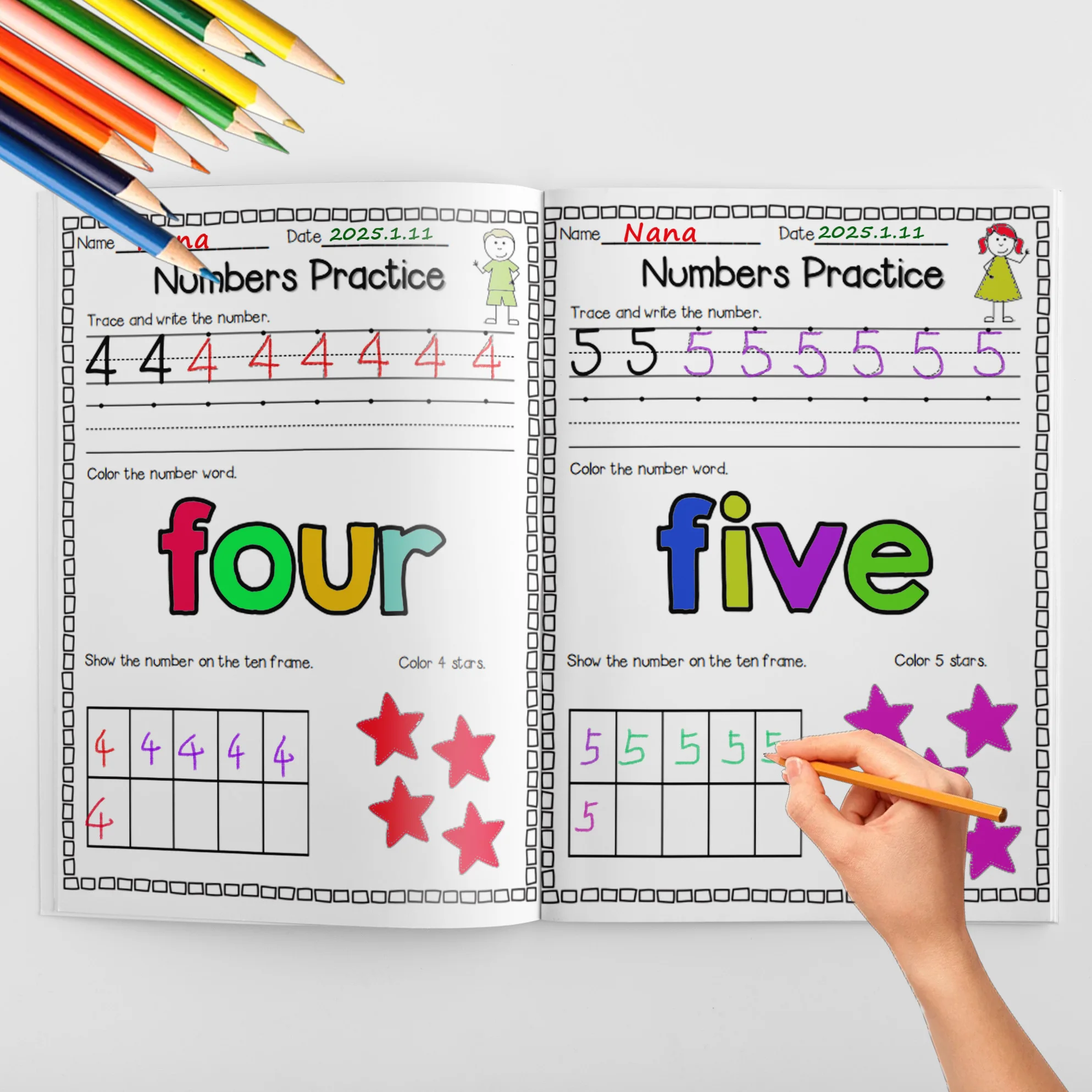 Kids ABC Writing Workbook – Fun Letter Tracing and Handwriting Practice Book