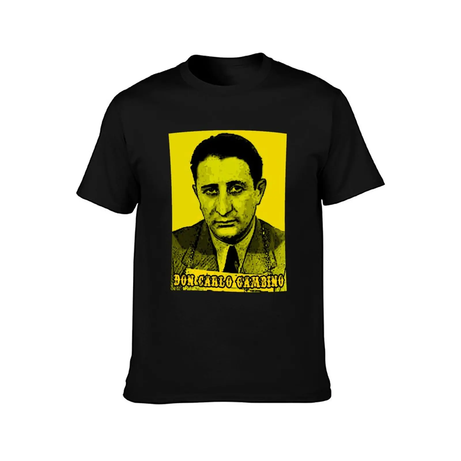 Don Carlo Gambino Mobster T-Shirt Summer Casual Cotton Tee Oversized Streetwear Tops Vintage Graphic Print Unisex Men Women