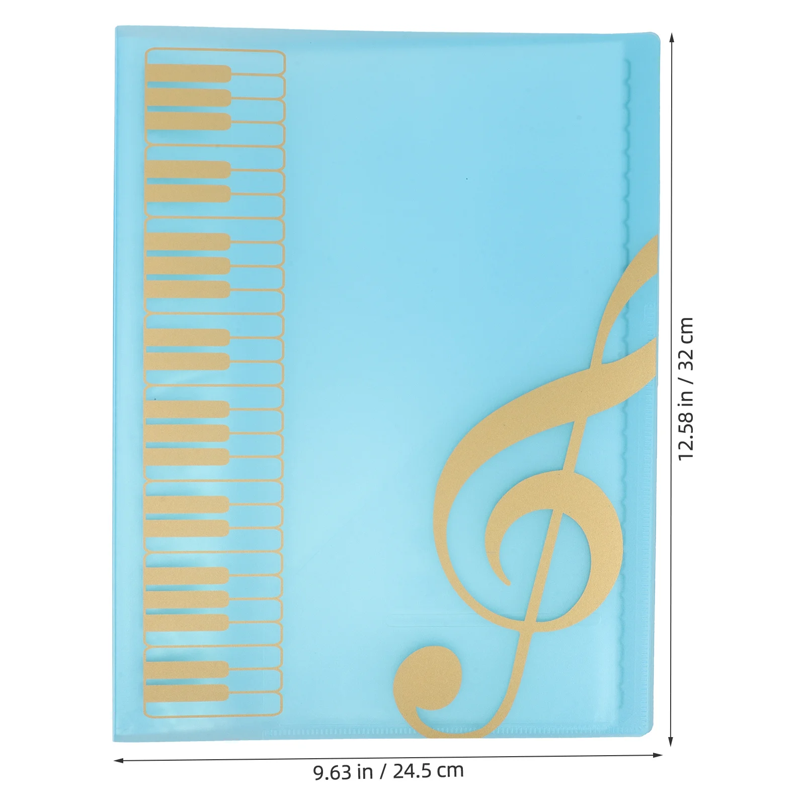 80-pagina's A4-documentmap Bladmuziekbinder Pianoscore Koormuziekband Flip-map Gemakkelijk in te brengen Verwijder vellen