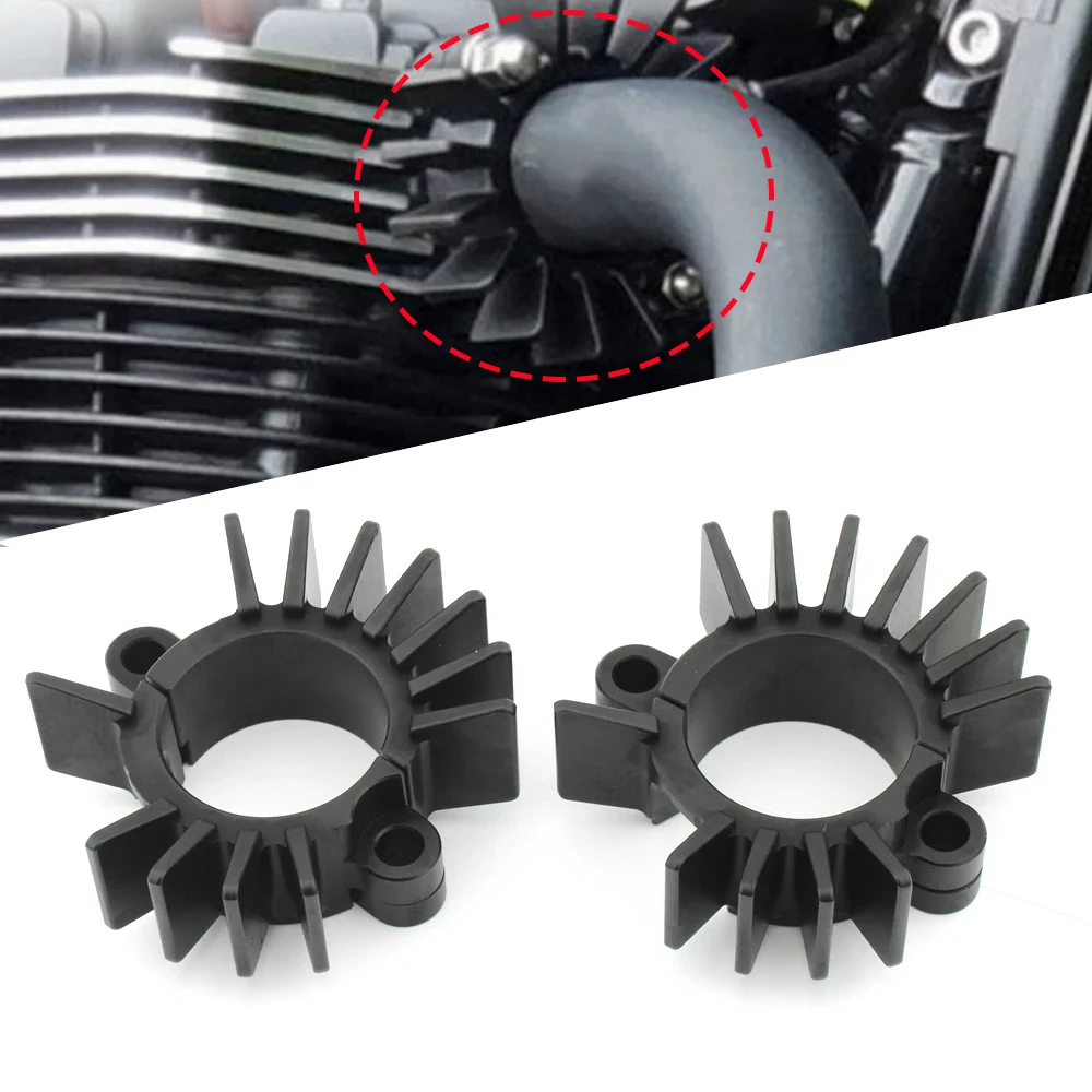 

Retro Motorcycle exhaust head heat sink Cooling fin For Triumph Bonneville Bobber Speedmaste 900 1200 XC XE T120 Street Twin CUP