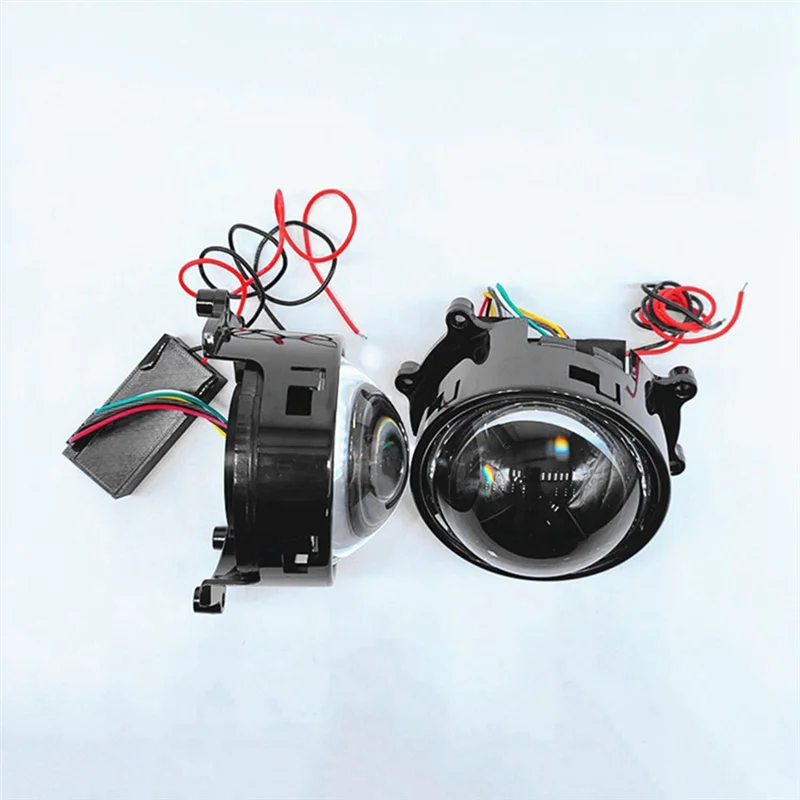 

2Pieces 3 Inch Devil Eyes Lens Lights For 12V Car WIFI Control Eyes Retrofit Kits Headlight Assembly Auto Accessories-A28K