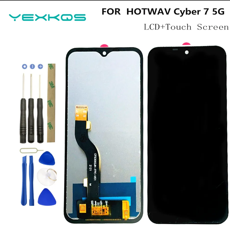 6.3 Inch For Original HOTWAV Cyber 7 5G LCD Display + Touch Screen Module Repair Replacement Full Display Screen