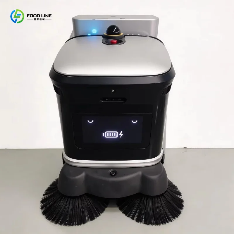 Customized Premium Smart Commercial Industrial Floor Cleaner Robot All In One Sweep Vacuum Mop Integrated Cleaning Machine