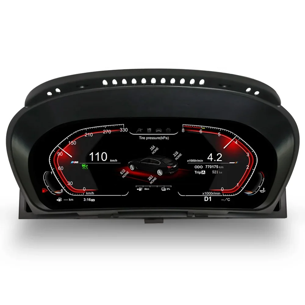 

MEKEDE ЖК-дисплей с цифровой приборной панелью, виртуальный экран Linux для BMW X5 E70 Cic Ccc 2006, 2007, 2008, 2009, 2010, 2013