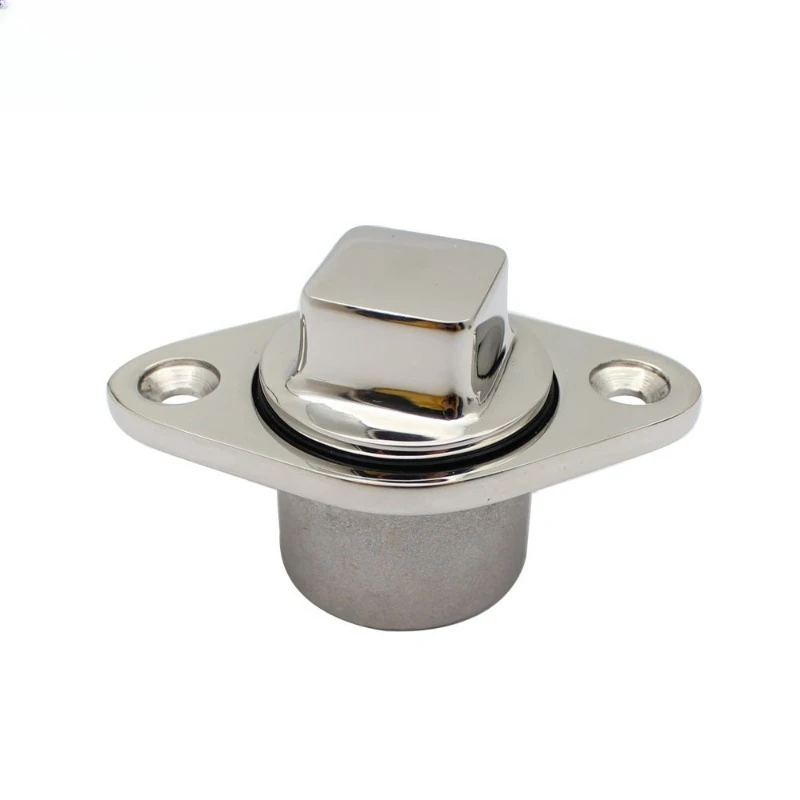 RICHWITS stainless steel 316 water plug, rhombus wire plug, yacht stern outlet, drain, plug