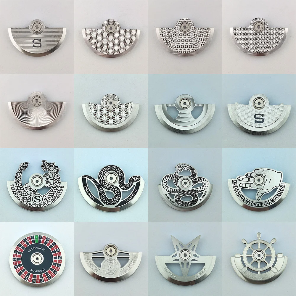 150 Styles NH35 Oscillating Weight Rotors High Quality Metal Rotors Compatible Fits NH35/36/38/70 4R Movement Replacement Parts image 2