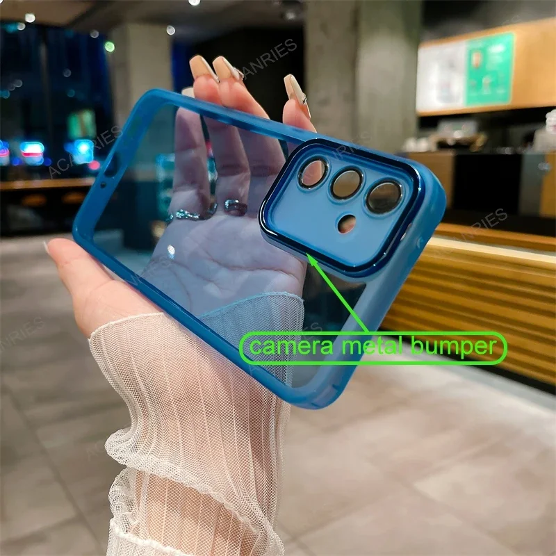 For Motorola Moto G85 G54 G64 G34 G35 G60 G40 G32 G24 G14 edge 40 50 50Ultra 5G Neo Pro Clear Silicone Case Camera Protect Cover