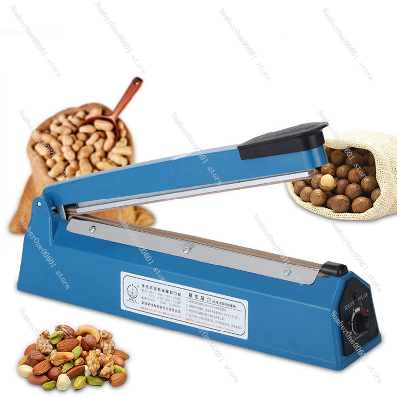 300mm Manual Small Sealing Machine Aluminum Film Hand Pressure Bag Sealing Machine Temperature Adjustable Plastic Film Seal