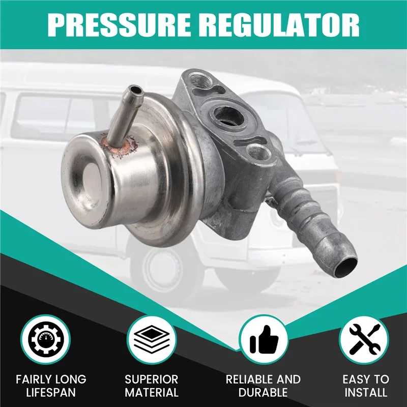 Regulador de Presión de Combustible para 1HM133035A Combi 1993-2000 Derby 1995-2005 Golf 1993-1998 Jetta 1993-1999-M53K