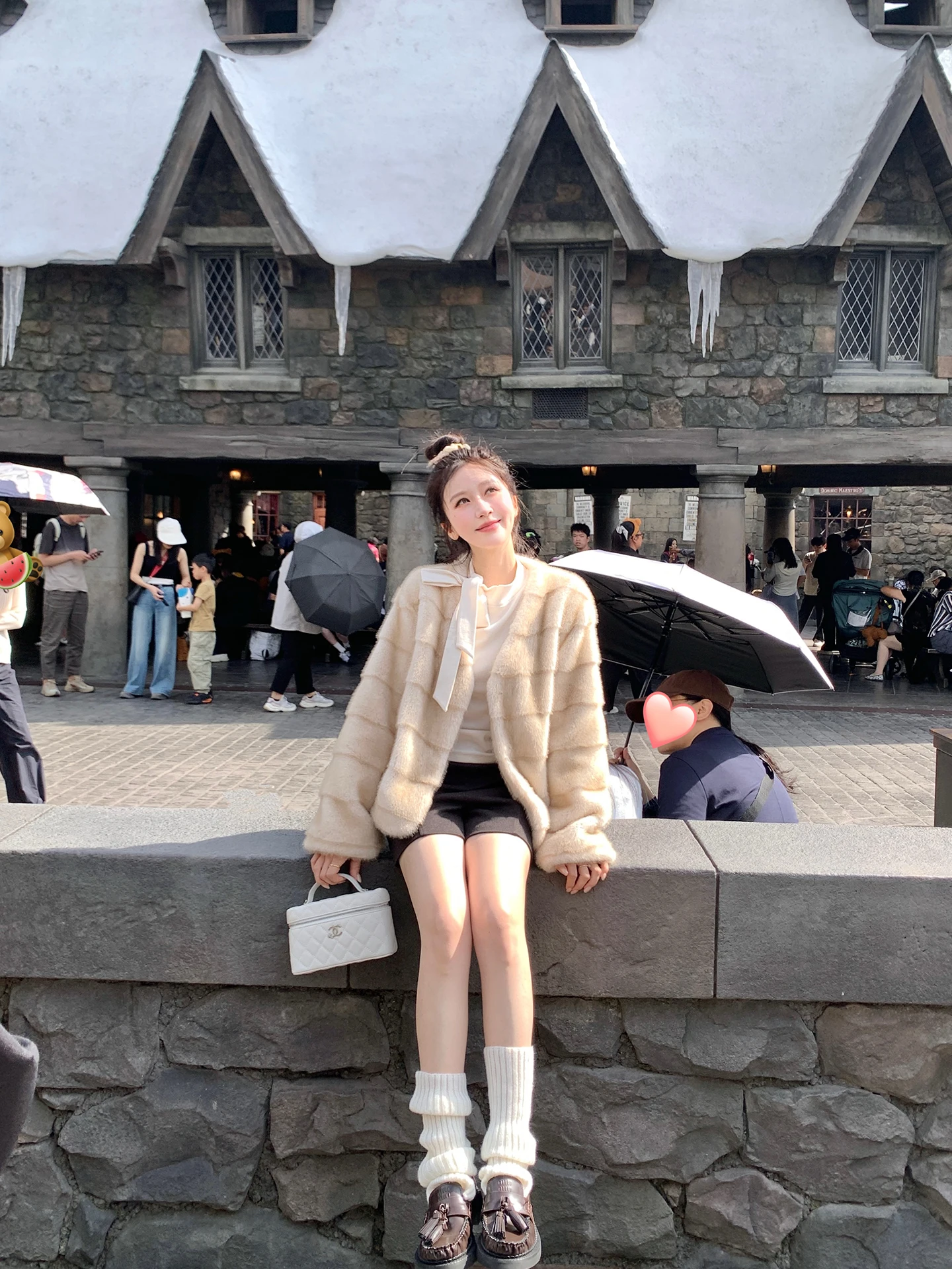 

Warmth And Eco-Friendly Mink Fur Coat for Women High-End Korean Sle YANUOYU Y2238 ort Length V-Ne Long Sve