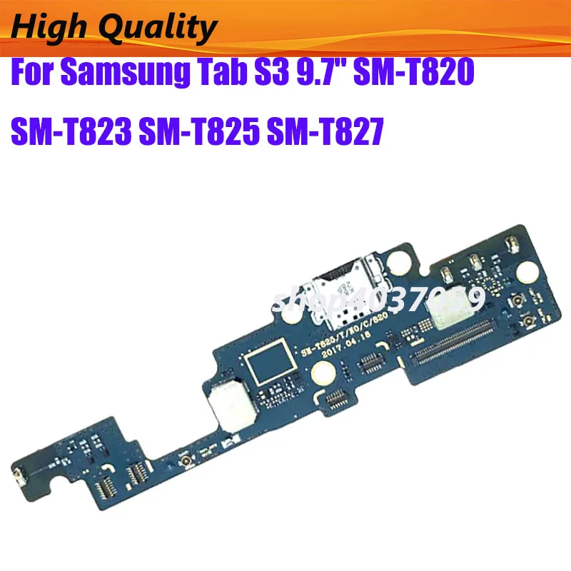 USB Charging Port Charger Base Connector For Samsung Galaxy Tab S3 9.7" SM-T820 SM-T823 SM-T825 SM-T827 Replace Part