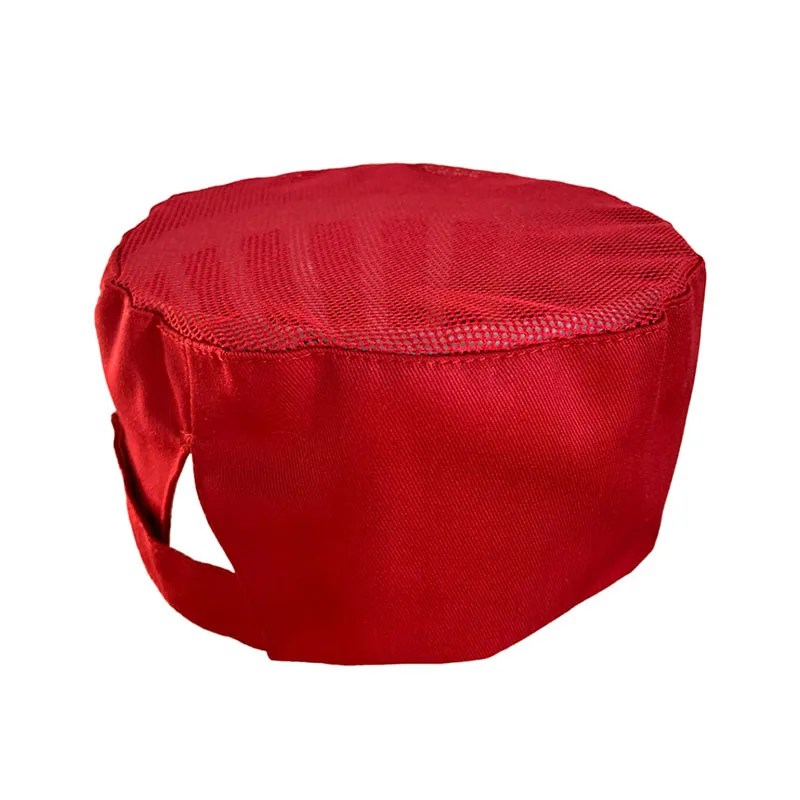 Hotel Restaurant Catering Men's Chef Hat Double Layer Net Top Elastic Band Hat Cafe Bakery Sushi Restaurant Waiter Cook Cap