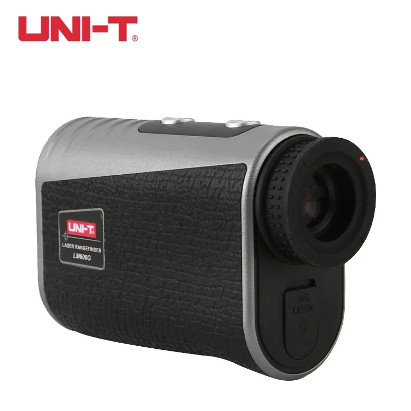 UNI-T meteran jarak monokular LM600G LM800G LM1000G LM1200G LM1500G pengukur jarak Golf Laser Rangefinder LCD Display Roulette pita pengukur