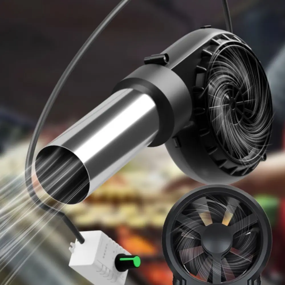 

Handheld USB Power Supply USB BBQ Blower Adjustable Speed BBQ Fan BBQ Air Enhancer Camping Barbecue
