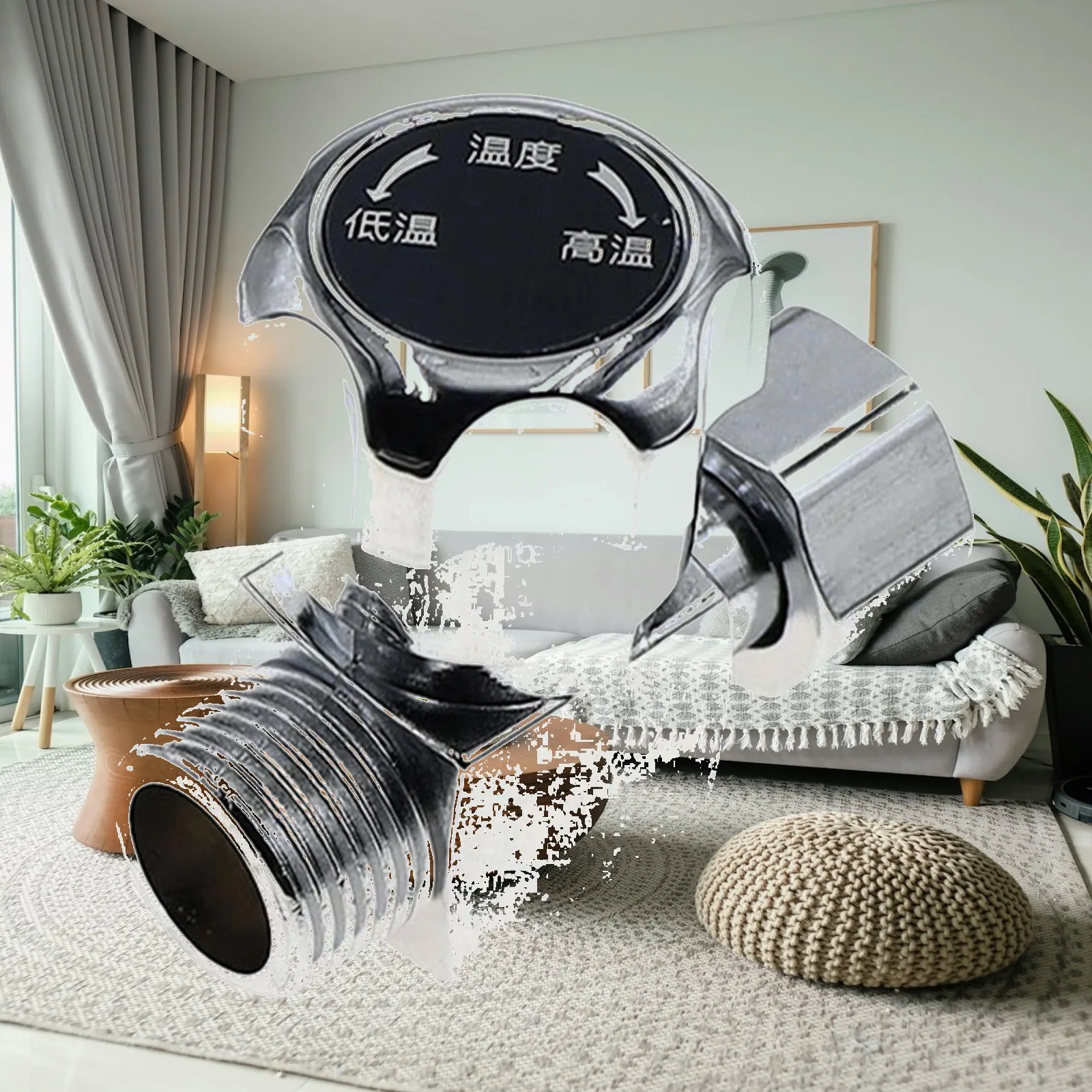 

Tankless Water Heater Service Valve Metal Thermostatic Mixing Valve for Bathroom Kitchen Plumbing System