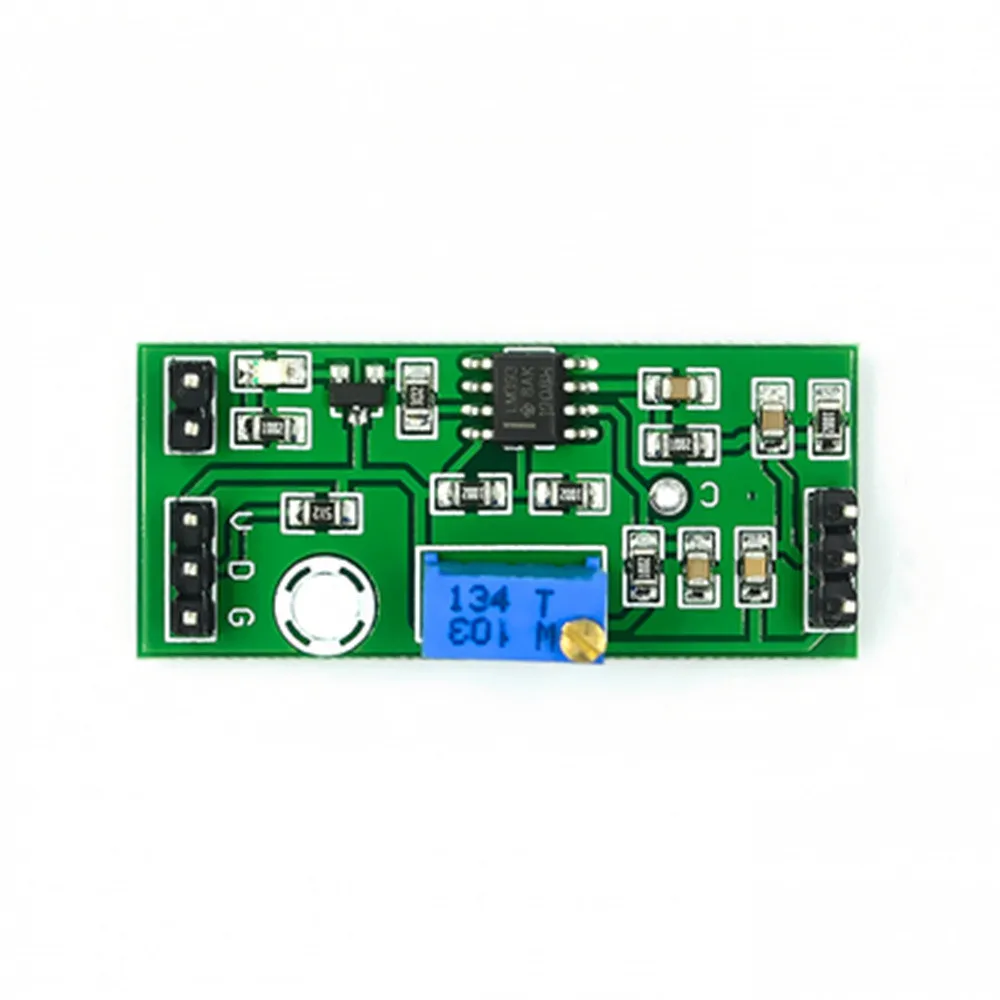 LM393 Spanningscomparator Module Signaal Golfvorm Verstelbare Hoge Lage Niveau/Load Drive Dual Channel 4.5-28V Hoge voltage Module