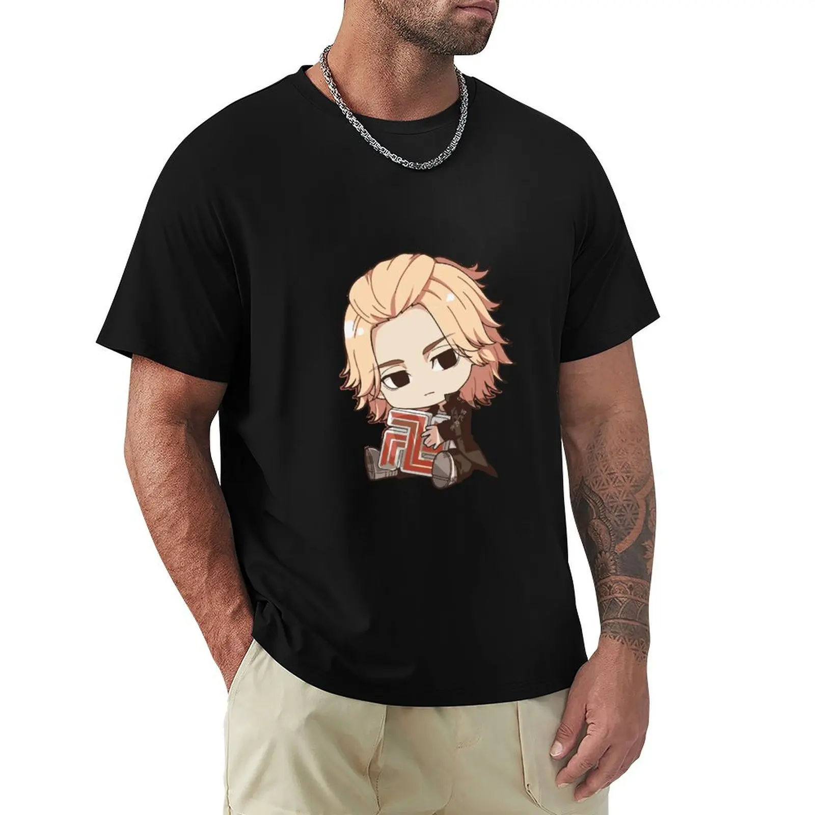 draken mikey chibi sticker - doraken tokyo, R T-Shirt boys whites anime figures mens shirts graphic tee