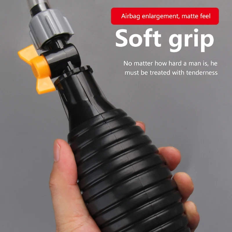 For Oil Liquid Water For Car Trucks Car Fuel Tank Sucker Oil Transfer Car Fuels Pump High-Flow Siphon Hand Oil Pump With Valves