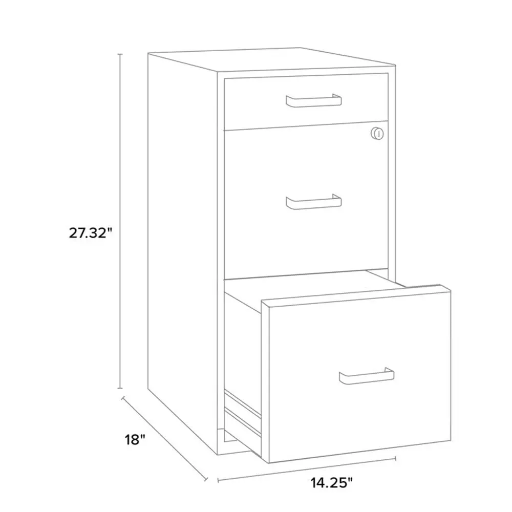 3-Drawer Metal File Cabinet Set of 5, Office Storage Organizer, Navy, Customized