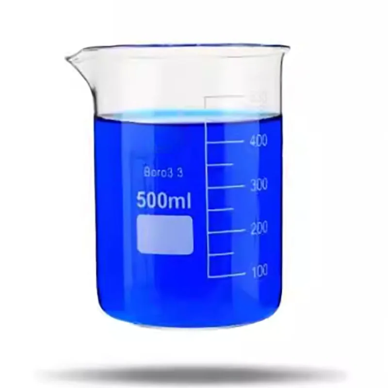 

Стеклянная чашка-киммера 500 мл, 1 шт., из высококачественного боросиликатного стекла, устойчивого к высоким температурам, оборудование для химических лабораторий.