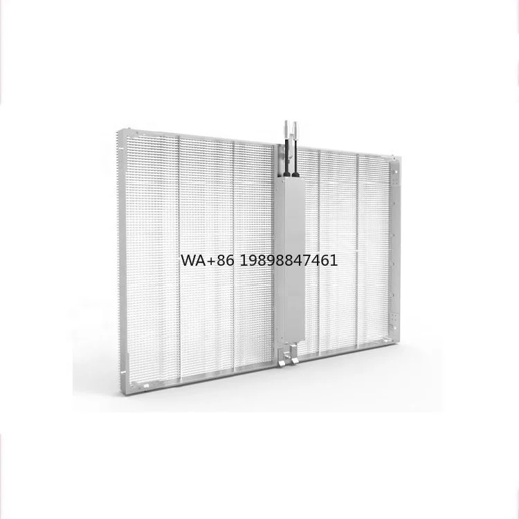 

High Resolution Transparent LED Display Screen for Shopping Malls Retail Stores Easy Maintenance Soft Convenient Glass Window